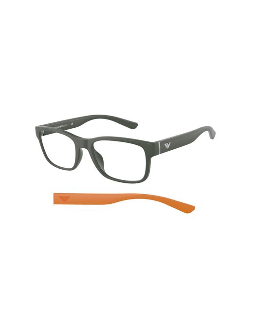 Emporio Armani Black Ea3201U 5058 Optical Frames Injected Pillow Normal for men