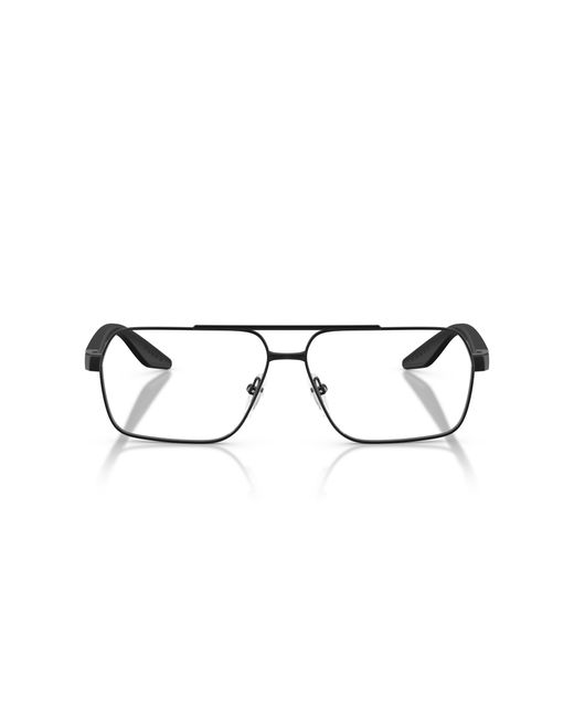 Prada Linea Rossa Black Ps 51Tv 1Bo1O1 Optical Frames Metal Transparent Squared Normal for men