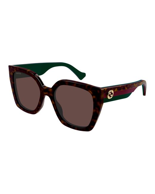 Gucci Black Gg1300S 002 Sunglasses Plastic Squared