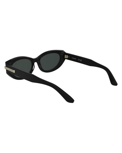 Calvin Klein Black Ck25502S 001 Sunglasses Acetate Cat Eye Normal