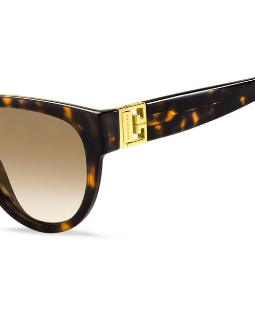 Givenchy Black Gv 7155/G/S 086/Ha Sunglasses Acetate Round Normal Shaded