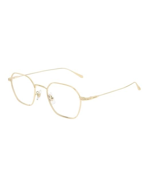 Montblanc Black Mb0472O 001 Optical Frames Metal Transparent Geometric for men