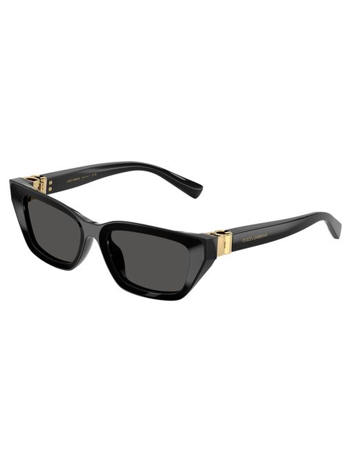Dolce & Gabbana Black Dg4532 501/87 Sunglasses Acetate Cat Eye Normal