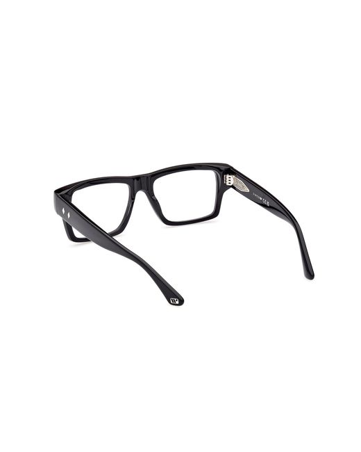 Web Black We5415 001 Optical Frames Acetate Squared Normal for men