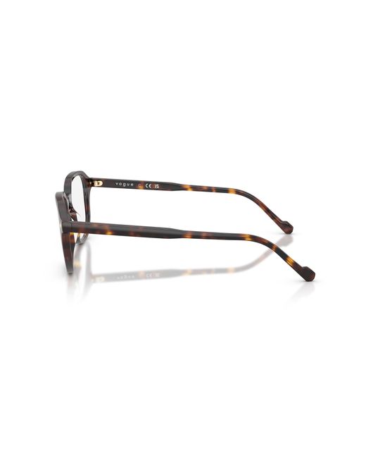 Vogue Eyewear Black Vo5708 W656 Optical Frames Acetate Transparent Geometric Normal for men