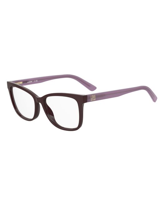 Moschino Black Mol660 0T7 Optical Frames Acetate Squared Normal