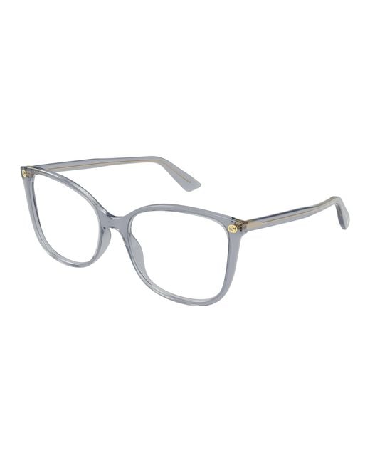 Gucci Black Gg0026O 017 Optical Frames Acetate Cat Eye