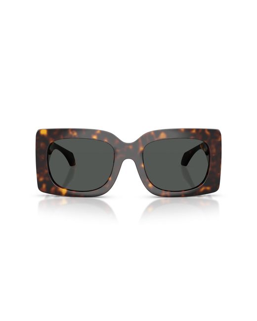 Versace Black Ve4496U 108/87 Sunglasses Injected Squared Normal