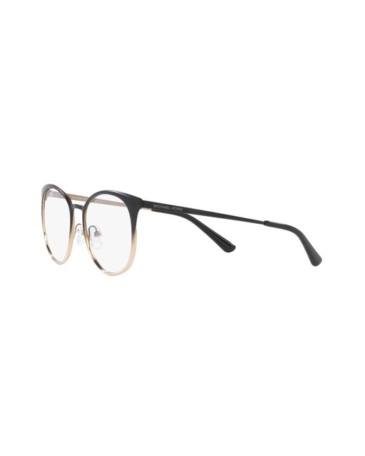Michael Kors Black Mk3022 New Orleans 1014 Optical Frames Metal Transparent Round Normal