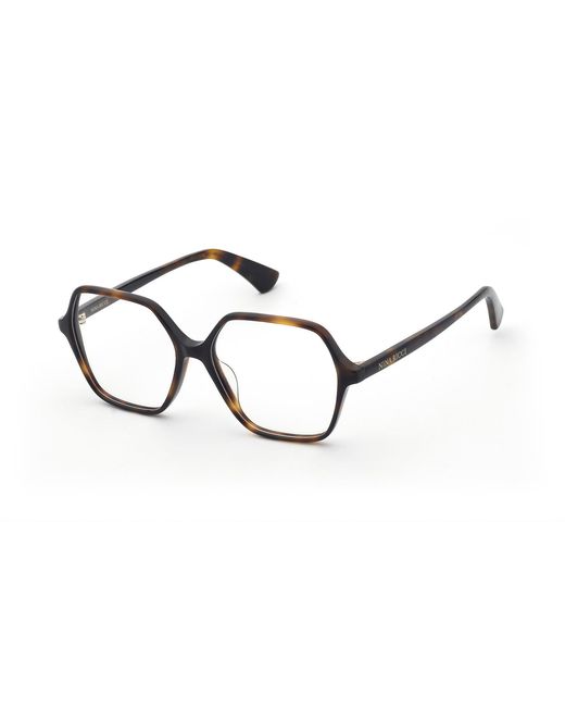 Nina Ricci Black Vnr444 752 Optical Frames Acetate Geometric
