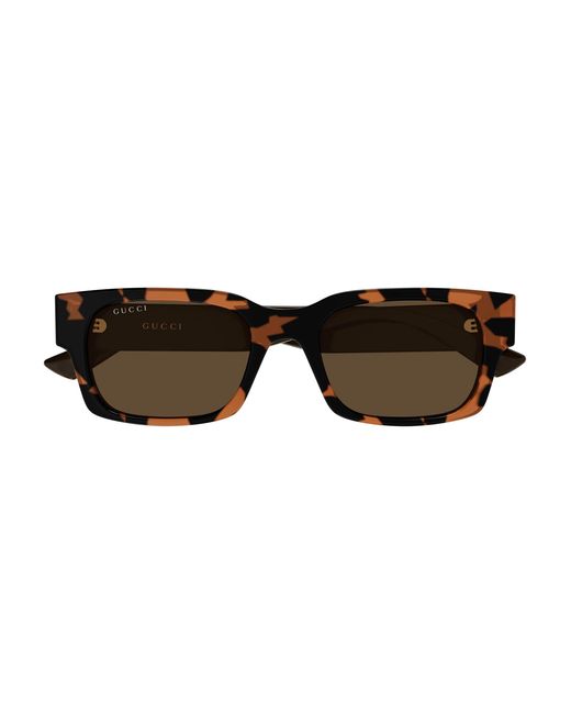 Gucci Black Gg2084S 003 Sunglasses Injected Squared for men