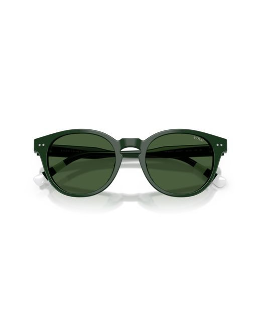 Polo Ralph Lauren Green Ph4241U 631671 Sunglasses Acetate Round Normal for men