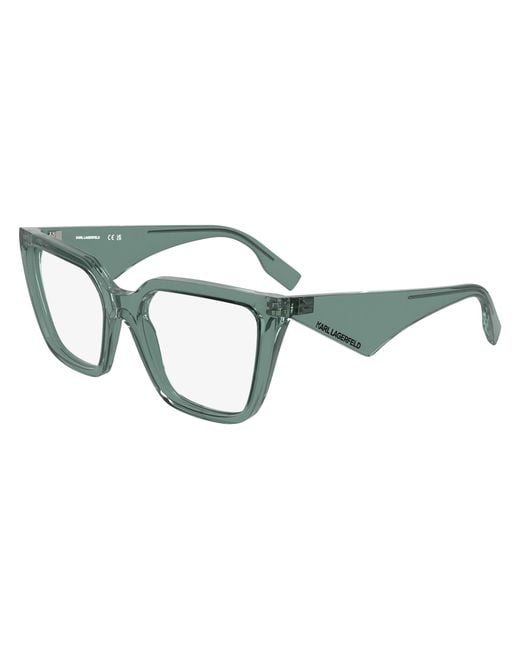 Karl Lagerfeld Green Kl6194 336 Optical Frames Bio-Inject Squared Normal