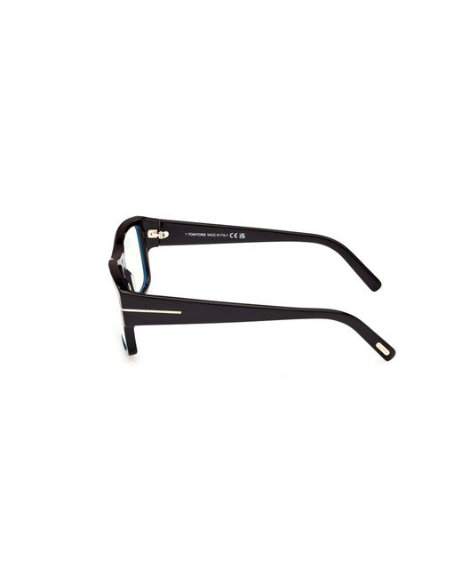 Tom Ford Black Ft5941-B 001 Optical Frames Acetate Squared Normal