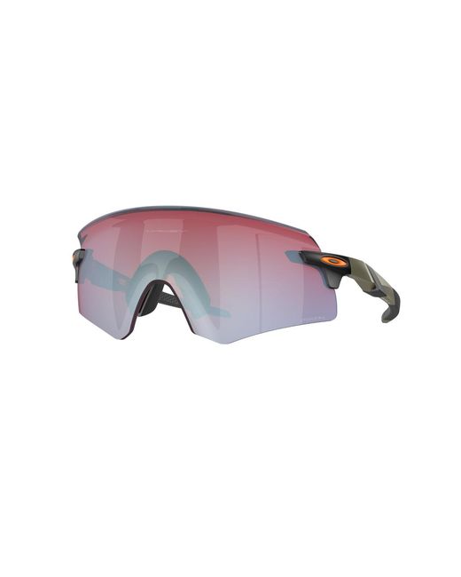 Oakley Black Oo9471 Encoder 947123 Sunglasses Plastic Mask Mirrored Prizm for men