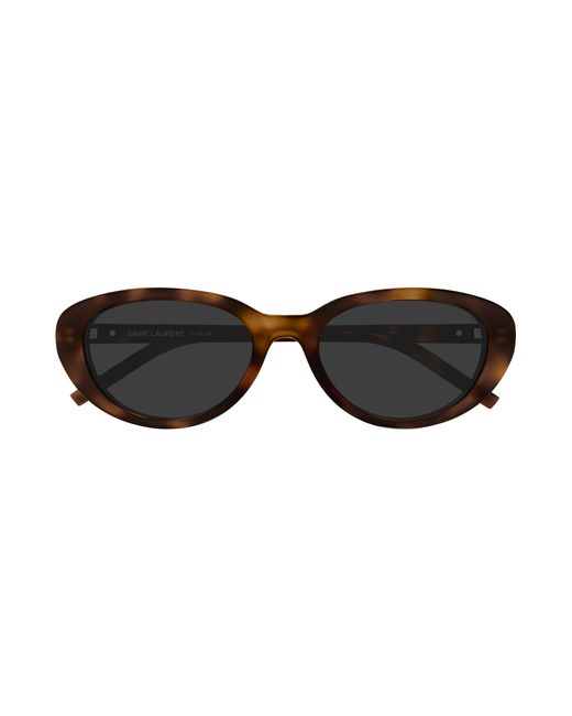 Saint Laurent Black Sl M154 003 Sunglasses Acetate Round