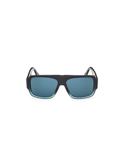 Gcds Blue Gd0069 89N Sunglasses Acetate Squared Normal