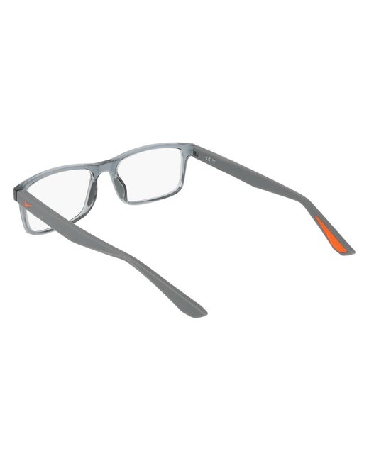 Nike Black 7416 034 Optical Frames Bio-Injected Squared Normal for men