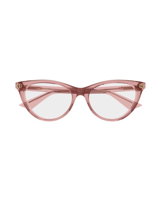 Gucci Black Gg2112O 003 Optical Frames Acetate Transparent Cat Eye