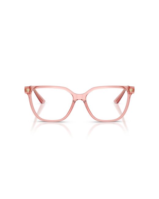 Versace Black Ve3388U 5322 Optical Frames Injected Transparent Squared Normal