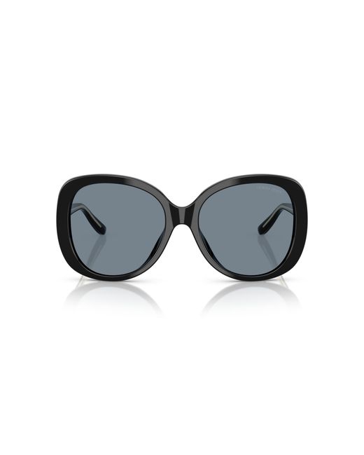 Giorgio Armani Black Ar8229U 587556 Sunglasses Acetate Round Normal