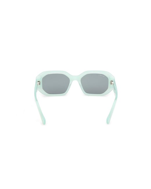 MAX&Co. Blue Mo0152 93N Sunglasses Acetate Geometric Normal