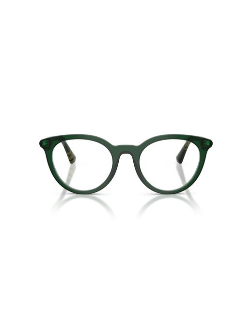 Burberry Black Be2429 4161 Optical Frames Acetate Round Normal
