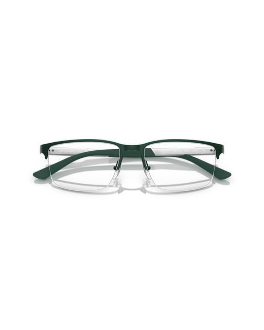 Emporio Armani Black Ea1164 3017 Optical Frames Metal Transparent Squared Normal for men