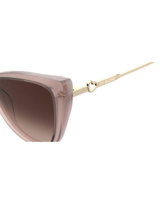 Moschino Black Mol062/S Fwm/Ha Sunglasses Acetate Cat Eye Normal Shaded