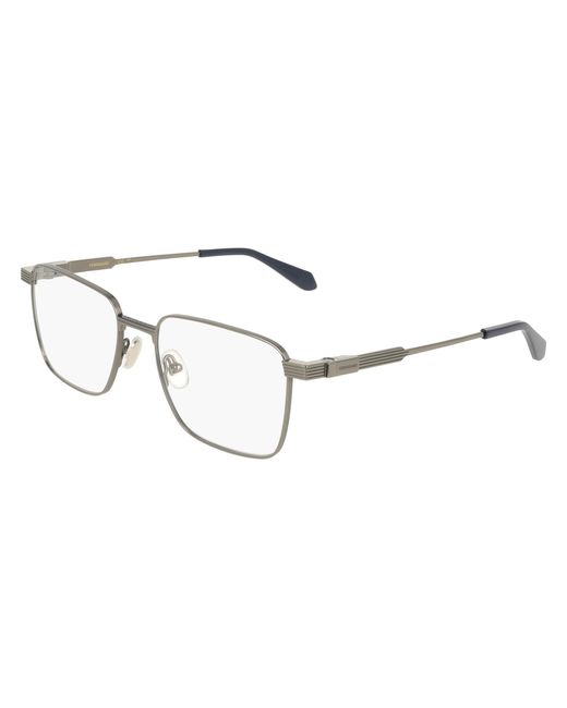 Ferragamo Black Sf2601 021 Optical Frames Titanium Squared Normal for men