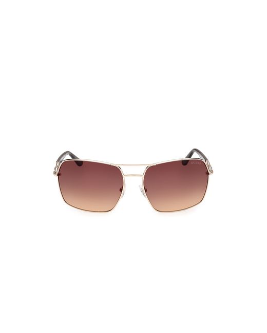 Guess Black Gu00159 33F Sunglasses Metal Squared Normal