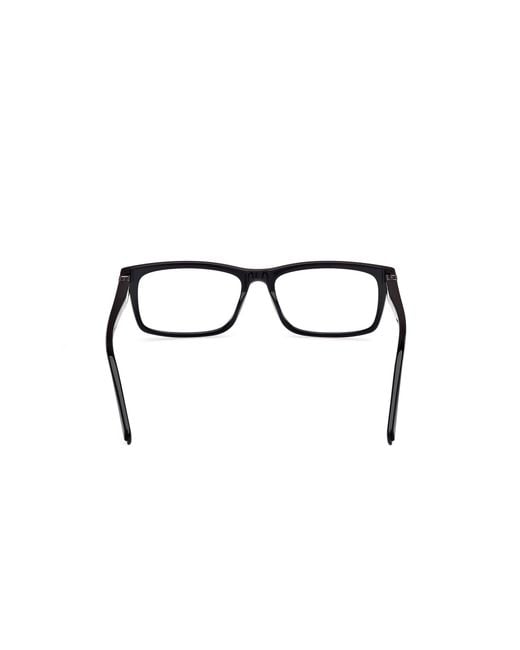Guess Black Gu50190 001 Optical Frames Acetate Squared Normal for men