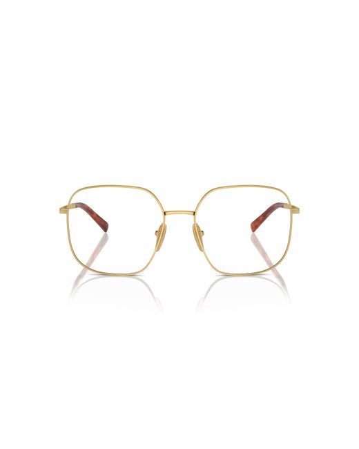 Prada Black Pr A59V 7Oe1O1 Optical Frames Metal Squared
