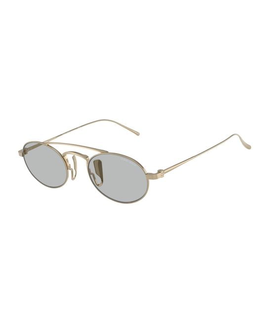 Giorgio Armani Black Ar6161T 338487 Sunglasses Titanium Round Normal for men
