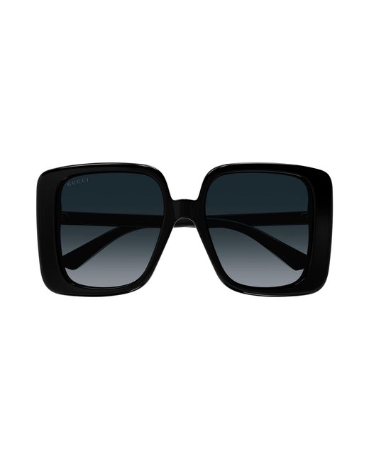 Gucci Black Gg1314S 001 Sunglasses Acetate Squared Normal Shaded