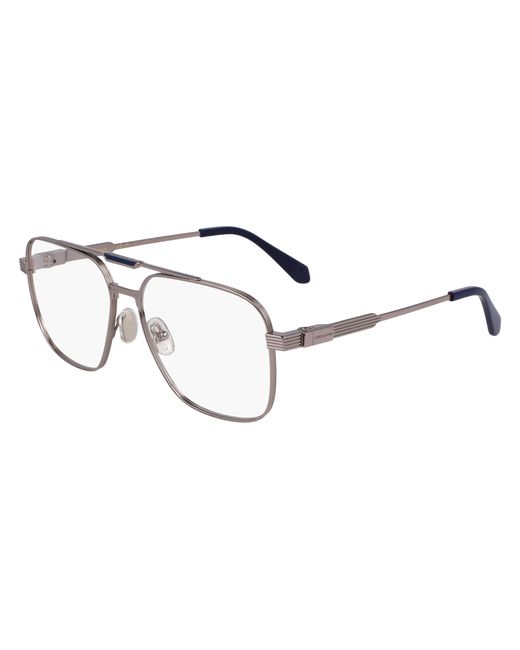 Ferragamo Black Sf2591 021 Optical Frames Titanium Squared Normal for men