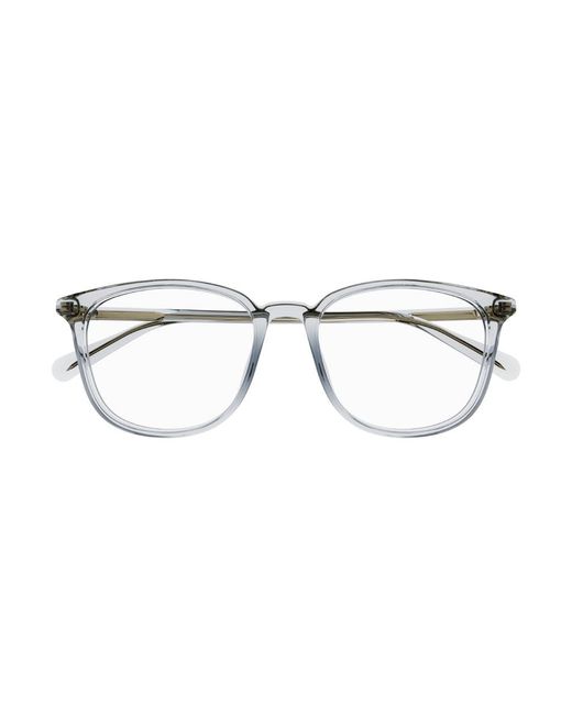 Gucci Black Gg1230Oa 003 Optical Frames Plastic Squared for men