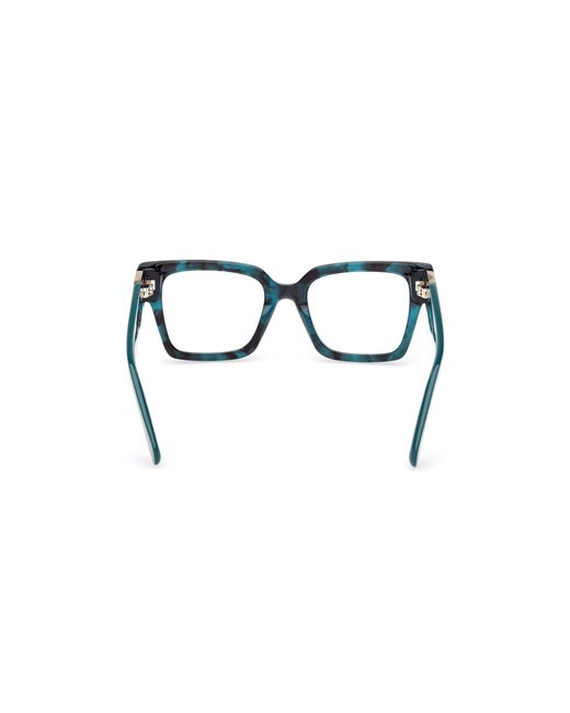 MAX&Co. Black Mo5175 55A Optical Frames Acetate Squared Normal