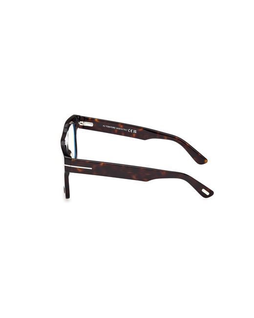 Tom Ford Black Ft6068-B 052 Optical Frames Acetate Squared Normal for men