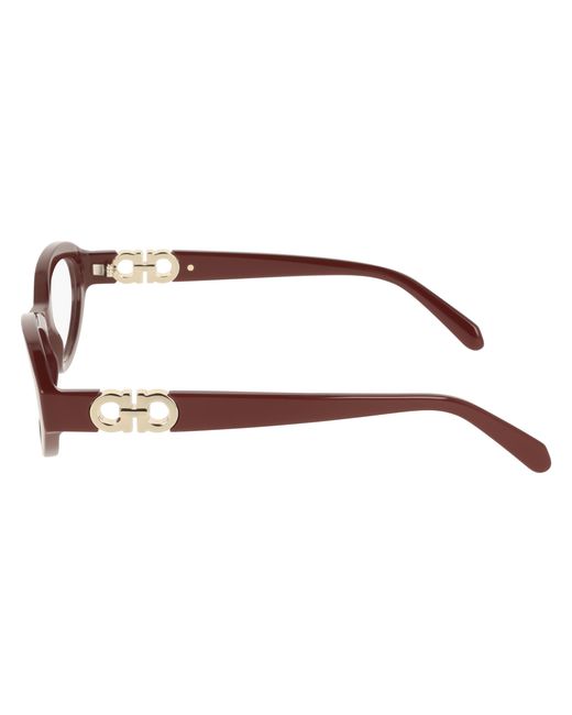 Ferragamo Black Sf3057 606 Optical Frames Acetate Round Normal