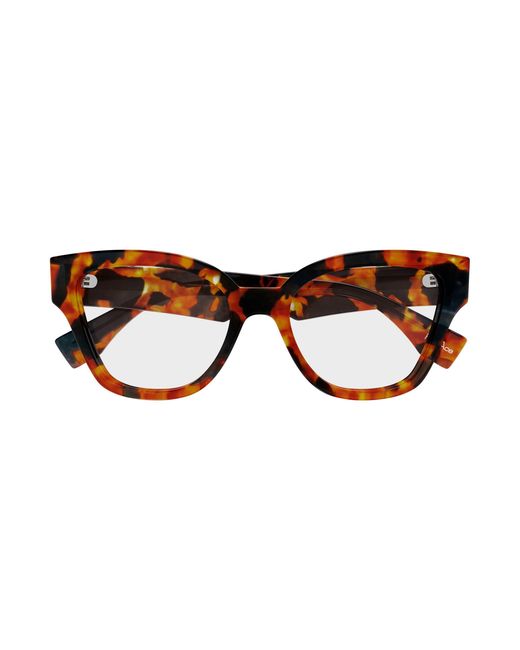 Gucci Black Gg2008O 001 Optical Frames Acetate Transparent Butterfly