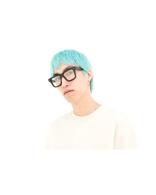 Retrosuperfuture Black P7I Numero 116 Nero Optical Frames Acetate Squared