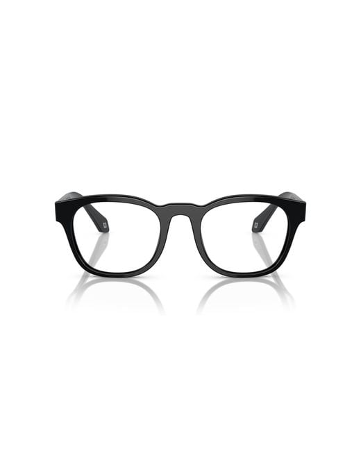 Giorgio Armani Black Ar7242 5875 Optical Frames Acetate Transparent Squared Normal for men