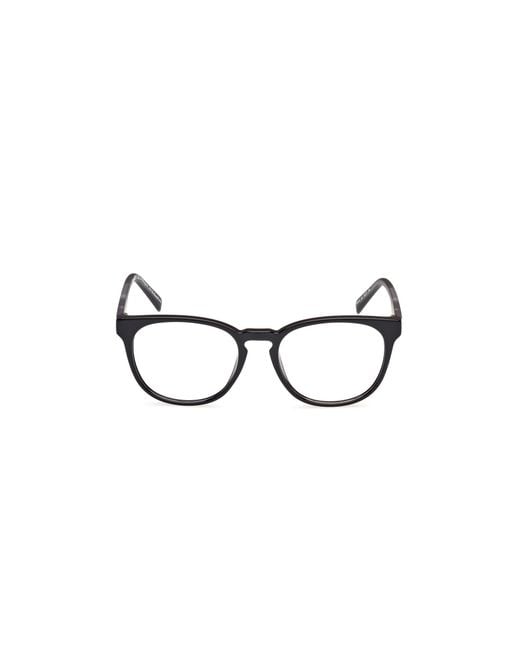 Timberland Black Tb50013 001 Optical Frames Injected Round Normal