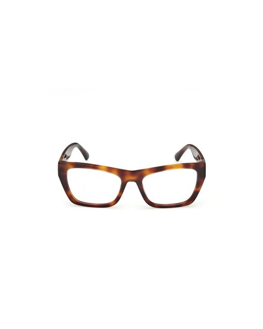 MAX&Co. Black Mo5186 052 Optical Frames Acetate Squared Normal