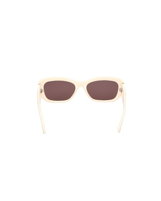 Guess White Gu00253 25Y Sunglasses Injected Squared Normal