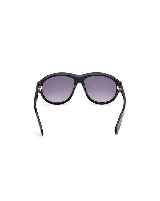 Adidas Originals Black Or0150 01B Sunglasses Acetate Smoke Pilot Normal