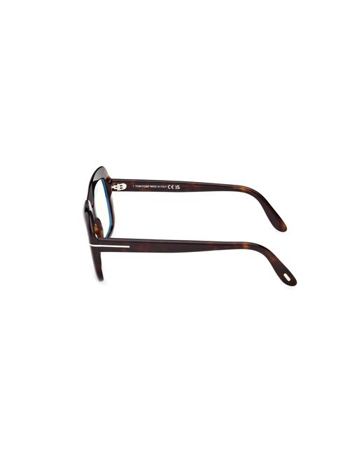 Tom Ford Black Ft6096-B 052 Optical Frames Acetate Squared Normal