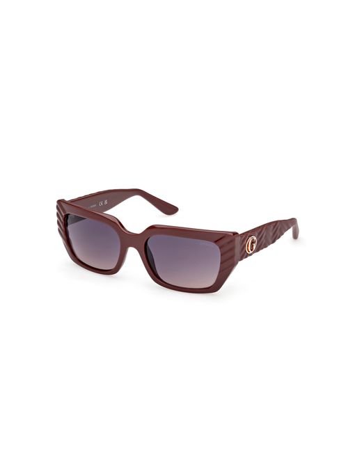 Guess Black Gu00254 69Z Sunglasses Injected Squared Normal