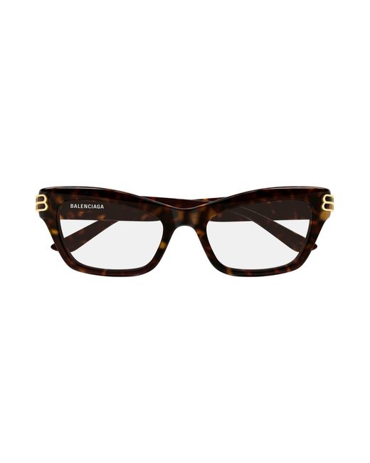 Balenciaga Black Bb0435O 002 Optical Frames Acetate Transparent Cat Eye